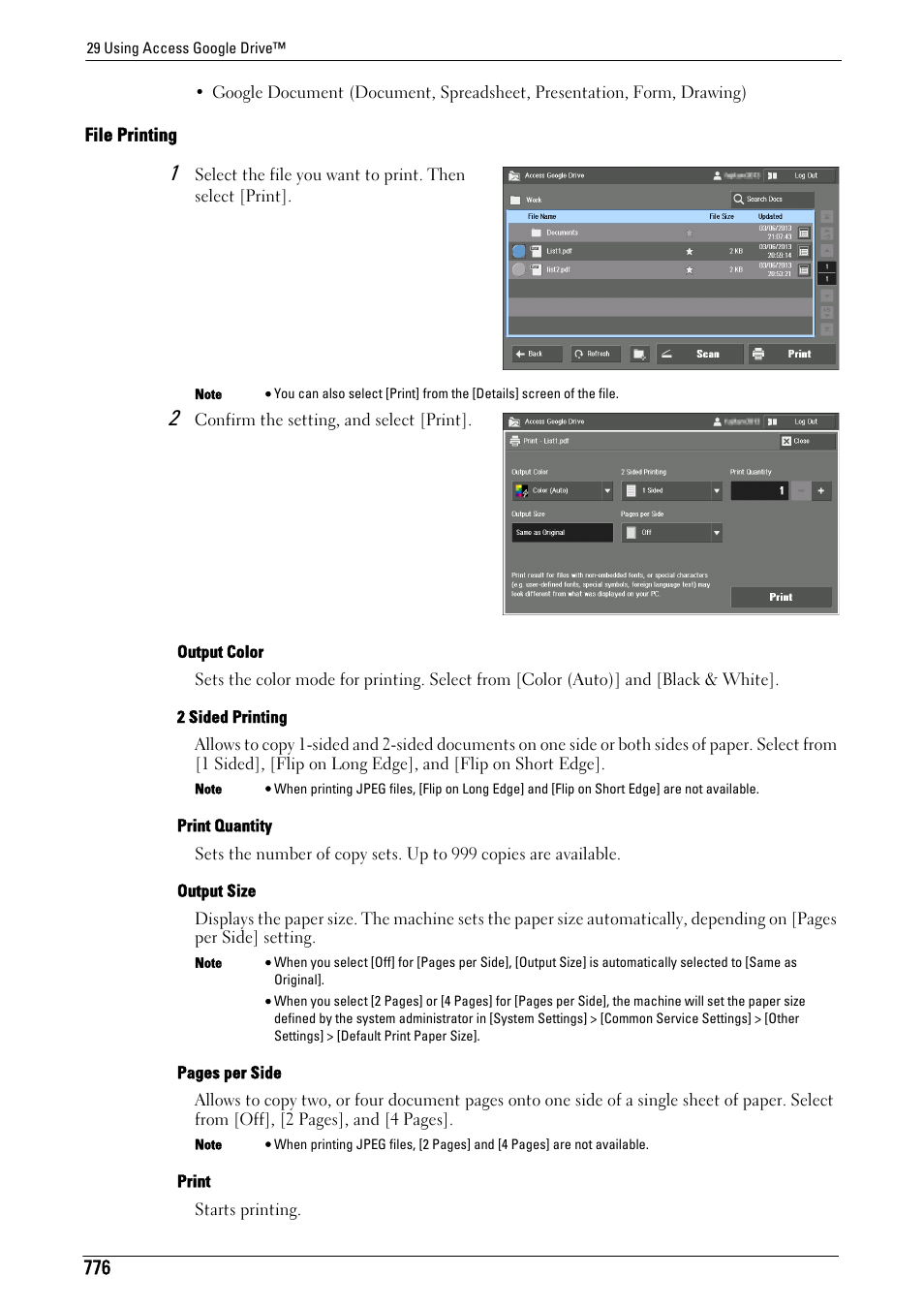 Dell C7765DN MFP Color Laser Printer User Manual | Page 776 / 831