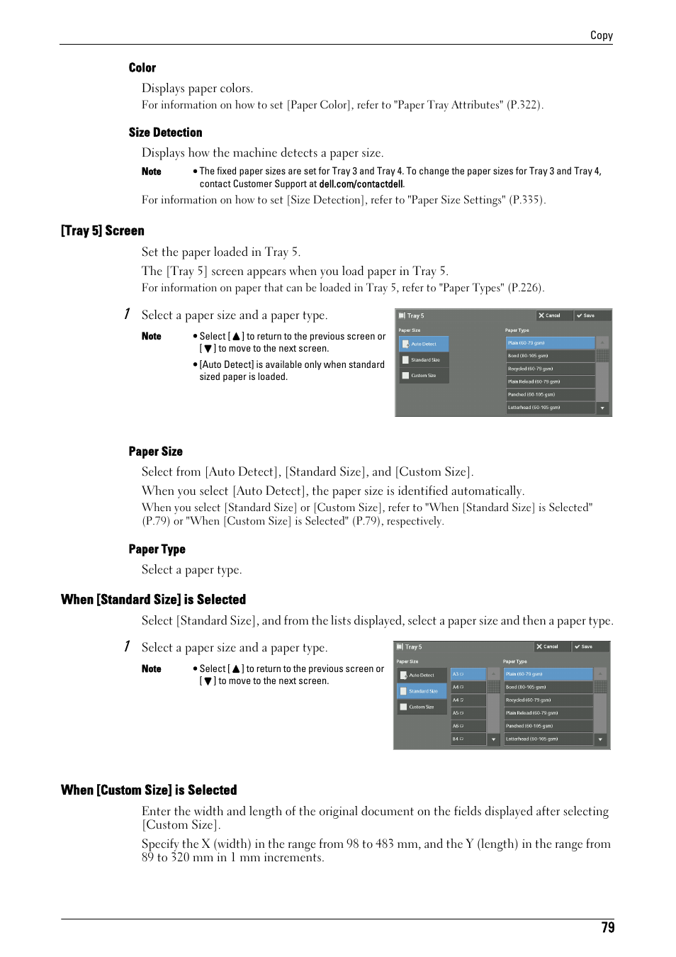 Dell C7765DN MFP Color Laser Printer User Manual | Page 79 / 831