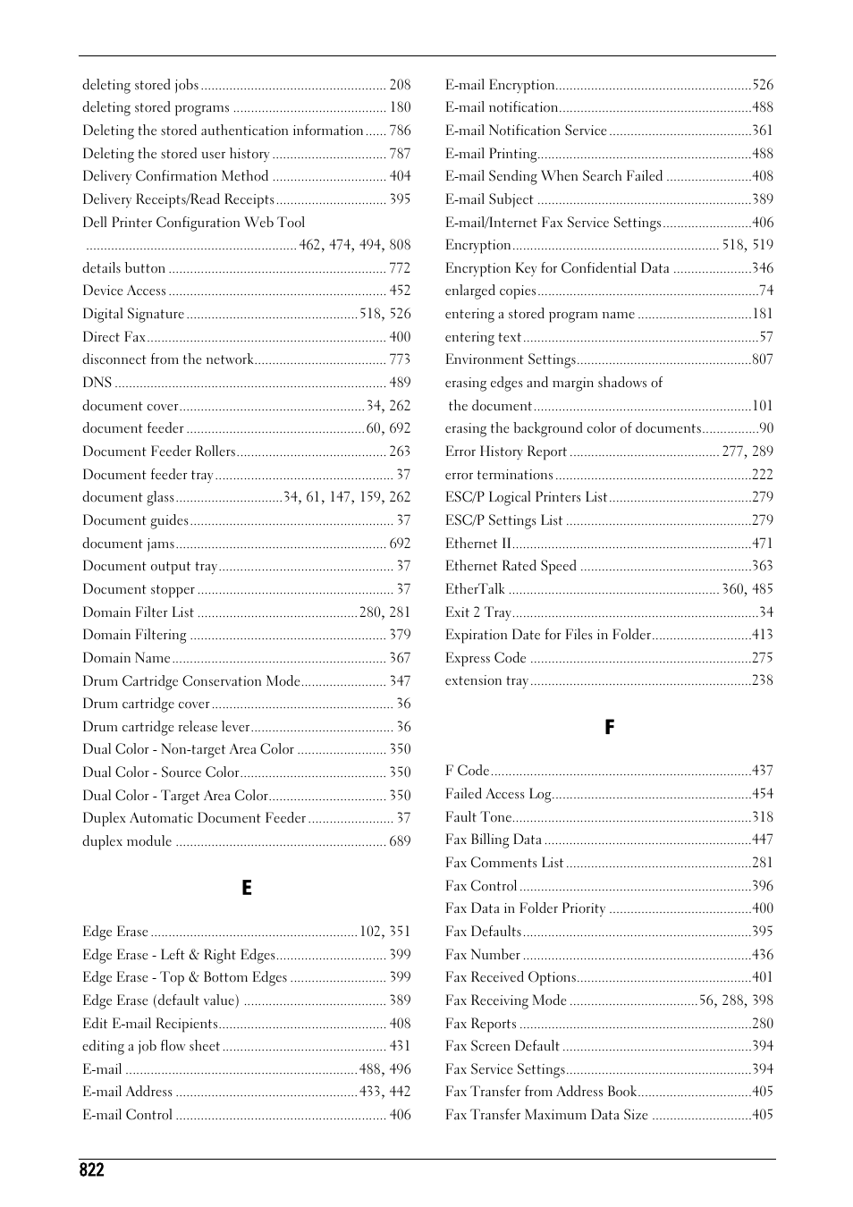 Dell C7765DN MFP Color Laser Printer User Manual | Page 822 / 831