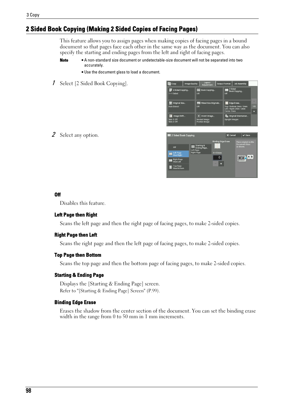 2 sided book copying | Dell C7765DN MFP Color Laser Printer User Manual | Page 98 / 831