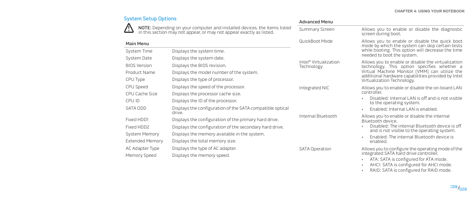 Dell Alienware M17x (Mid 2009) User Manual | Page 28 / 92