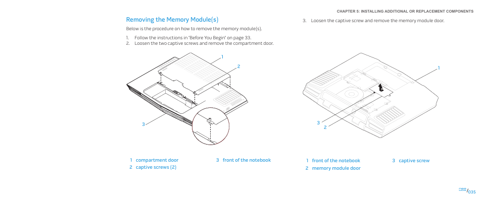 Dell Alienware M17x (Mid 2009) User Manual | Page 35 / 92