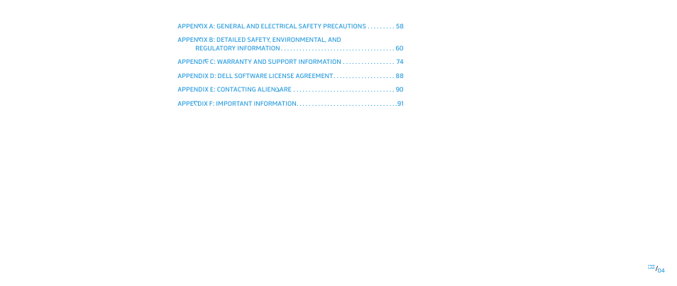 Dell Alienware M17x (Mid 2009) User Manual | Page 4 / 92