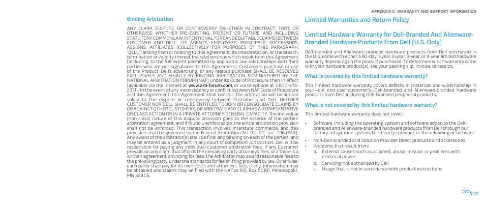 Dell Alienware M17x (Mid 2009) User Manual | Page 79 / 92