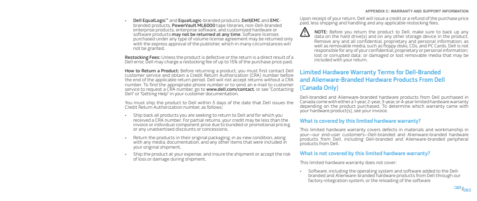 Dell Alienware M17x (Mid 2009) User Manual | Page 83 / 92