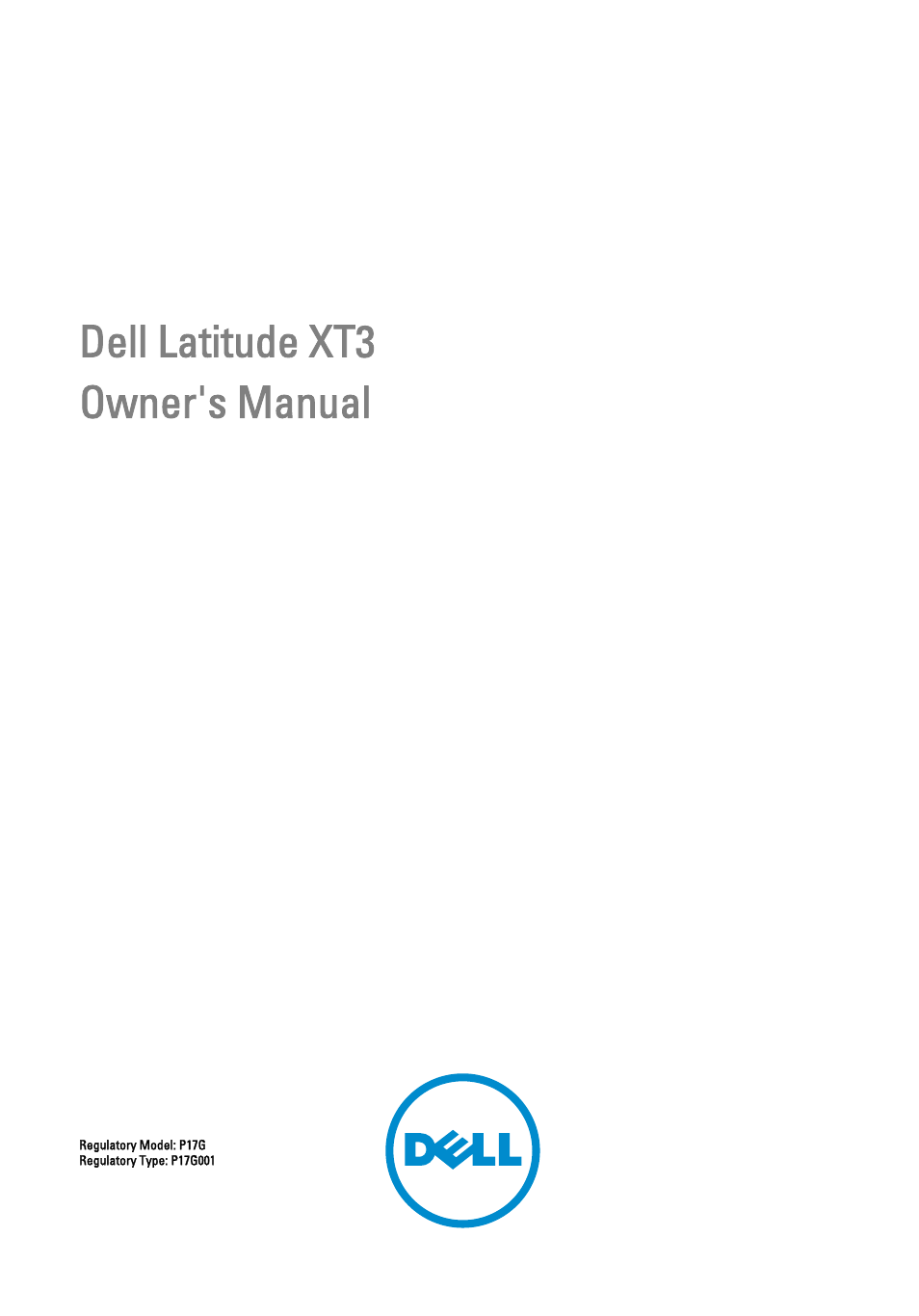 Dell Latitude XT3 (Mid 2011) User Manual | 147 pages