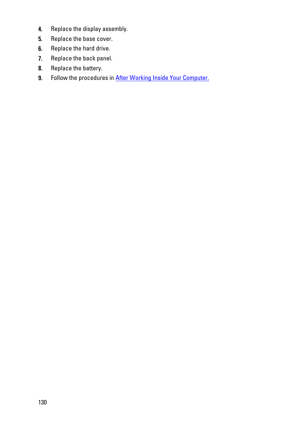Dell Latitude XT3 (Mid 2011) User Manual | Page 130 / 147