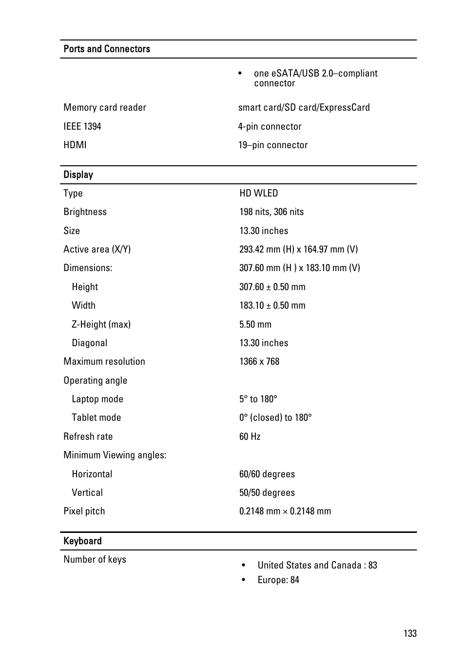 Dell Latitude XT3 (Mid 2011) User Manual | Page 133 / 147