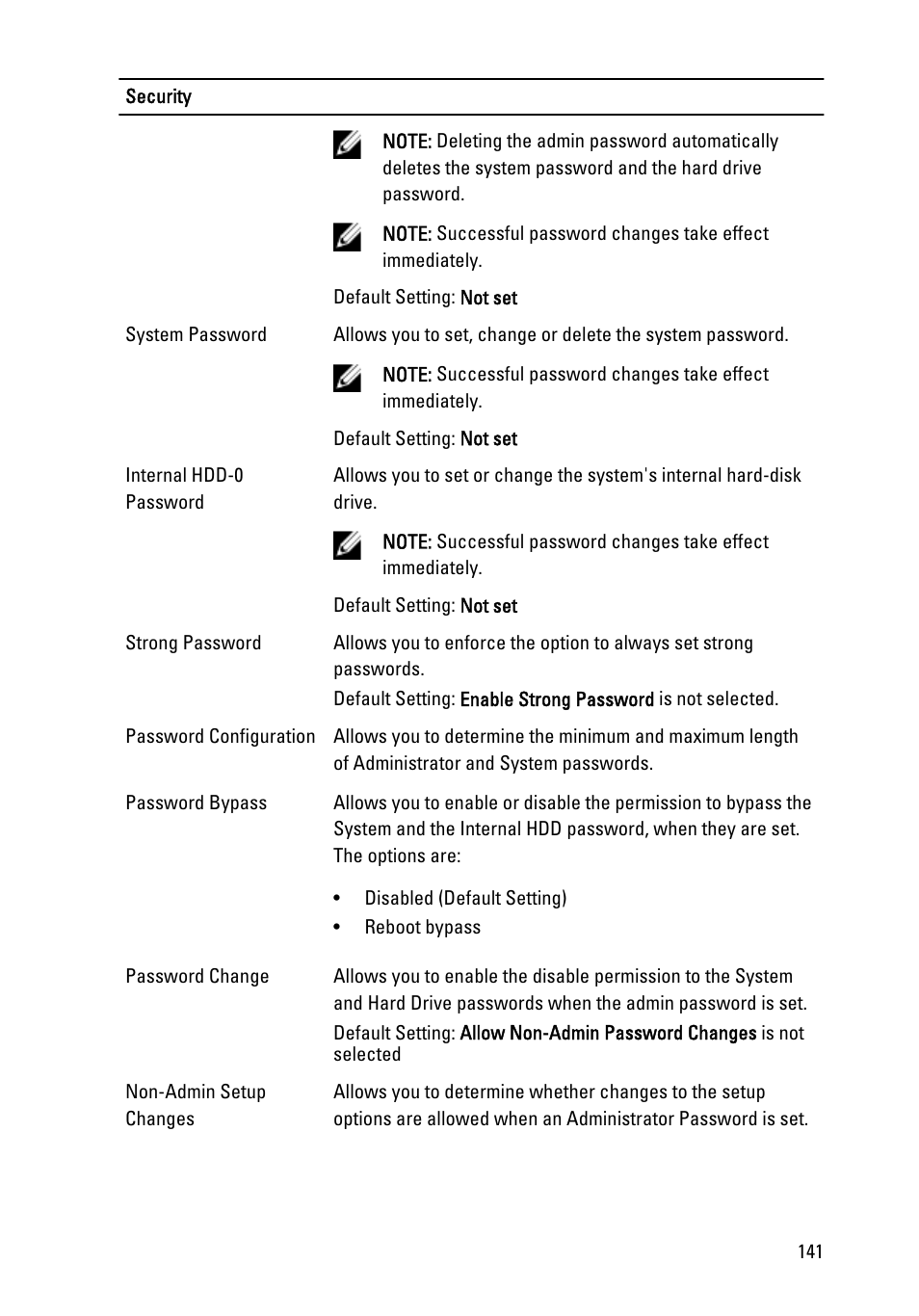 Dell Latitude XT3 (Mid 2011) User Manual | Page 141 / 147