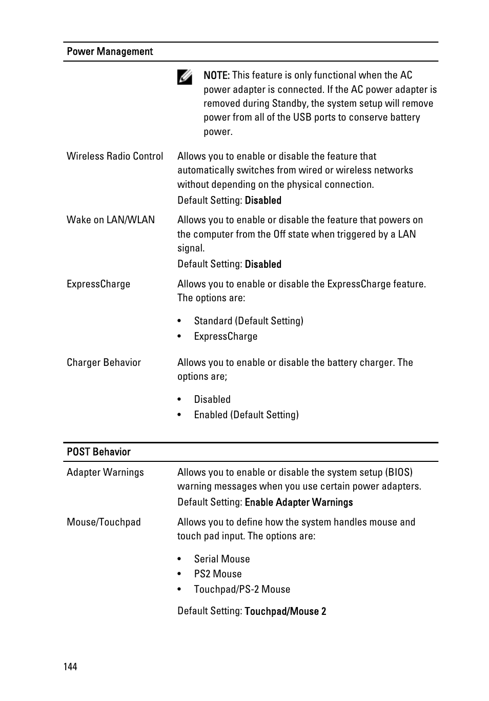 Dell Latitude XT3 (Mid 2011) User Manual | Page 144 / 147