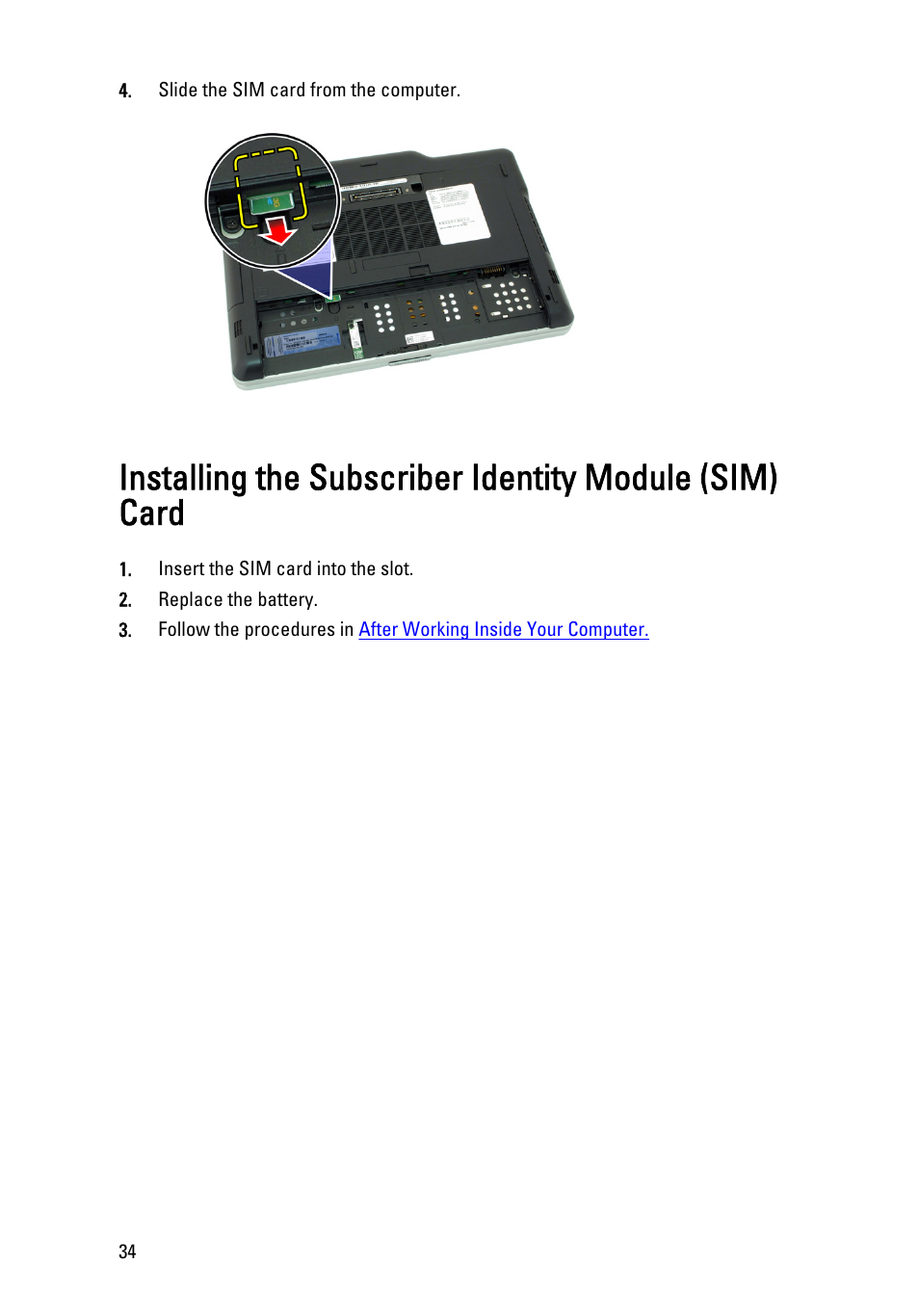 Dell Latitude XT3 (Mid 2011) User Manual | Page 34 / 147