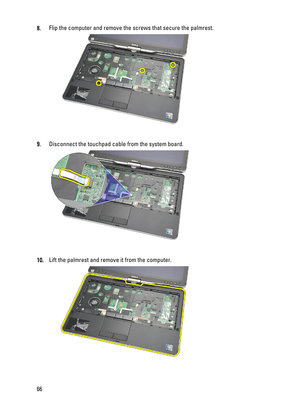 Dell Latitude XT3 (Mid 2011) User Manual | Page 66 / 147