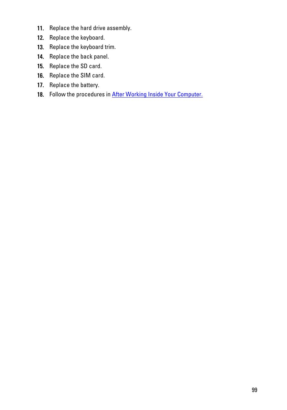 Dell Latitude XT3 (Mid 2011) User Manual | Page 99 / 147