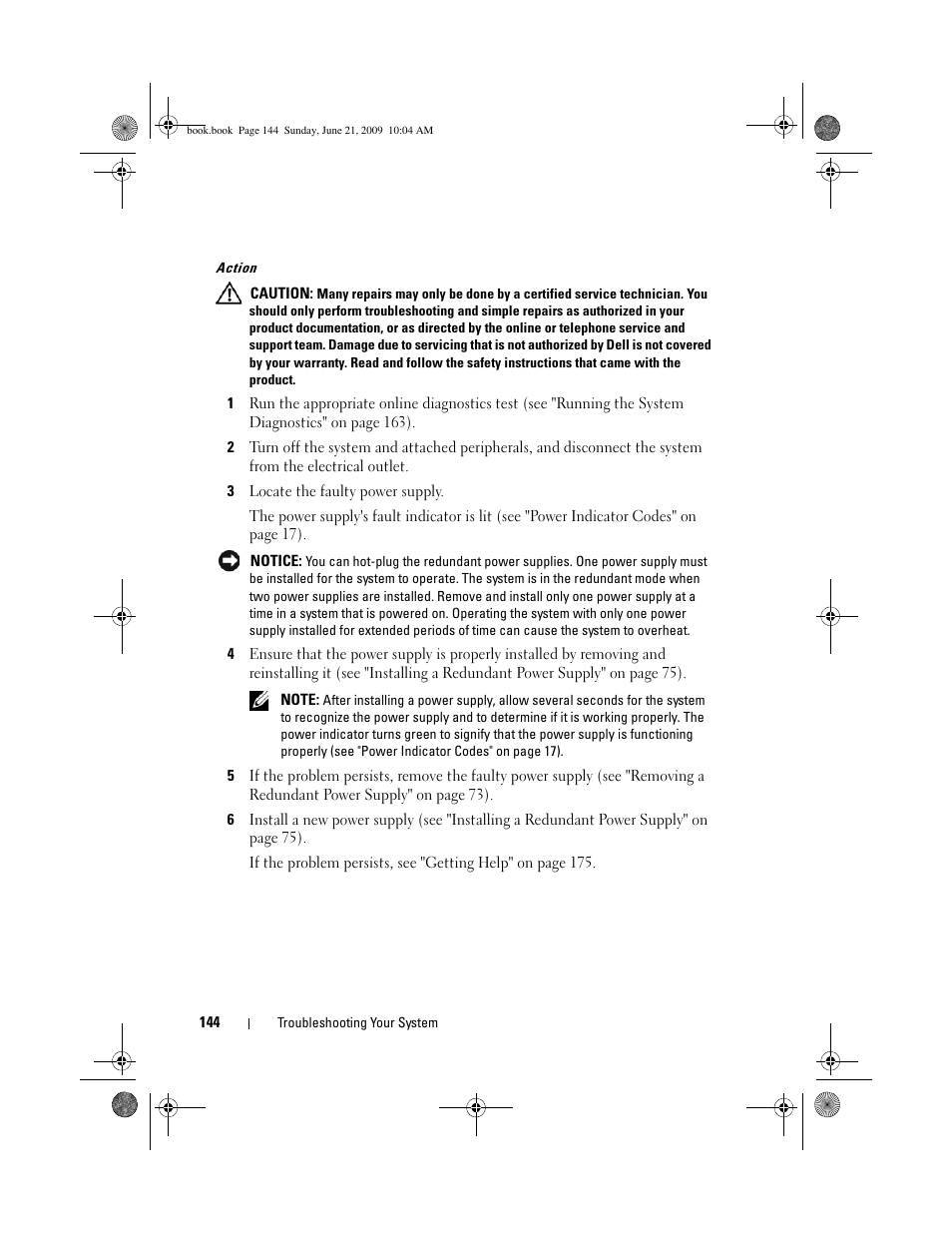 Dell PowerEdge T300 User Manual | Page 144 / 194