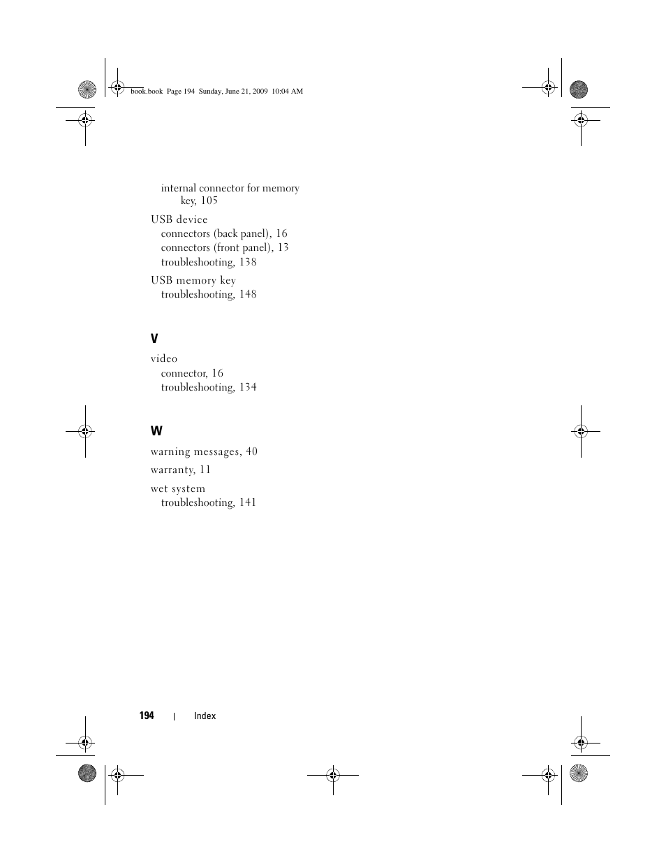 Dell PowerEdge T300 User Manual | Page 194 / 194