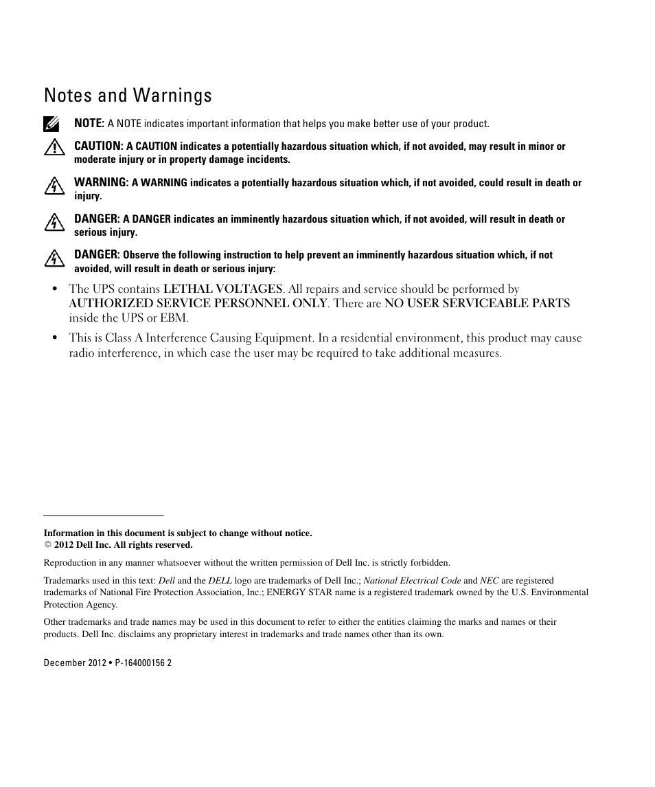 Dell UPS 10000R User Manual | Page 2 / 92