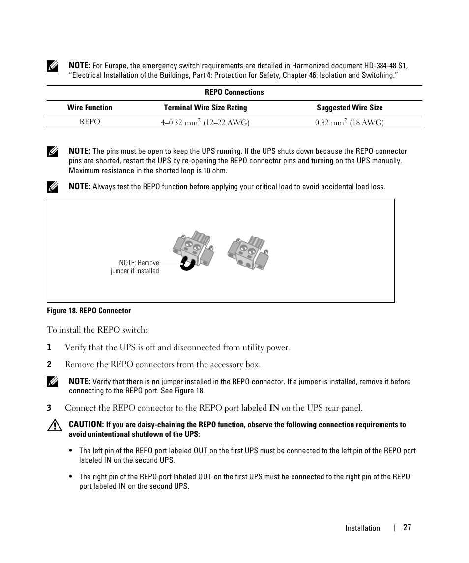 Dell UPS 10000R User Manual | Page 27 / 92