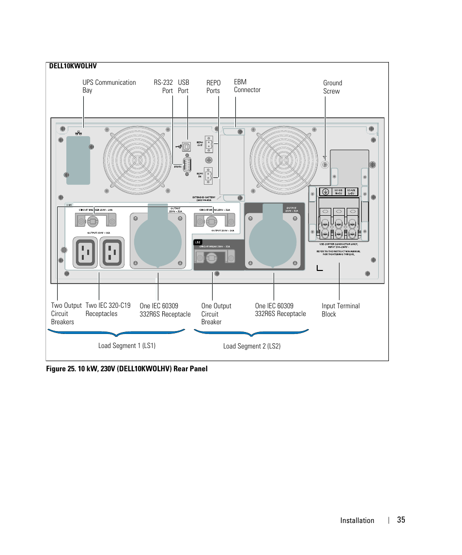 Dell UPS 10000R User Manual | Page 35 / 92