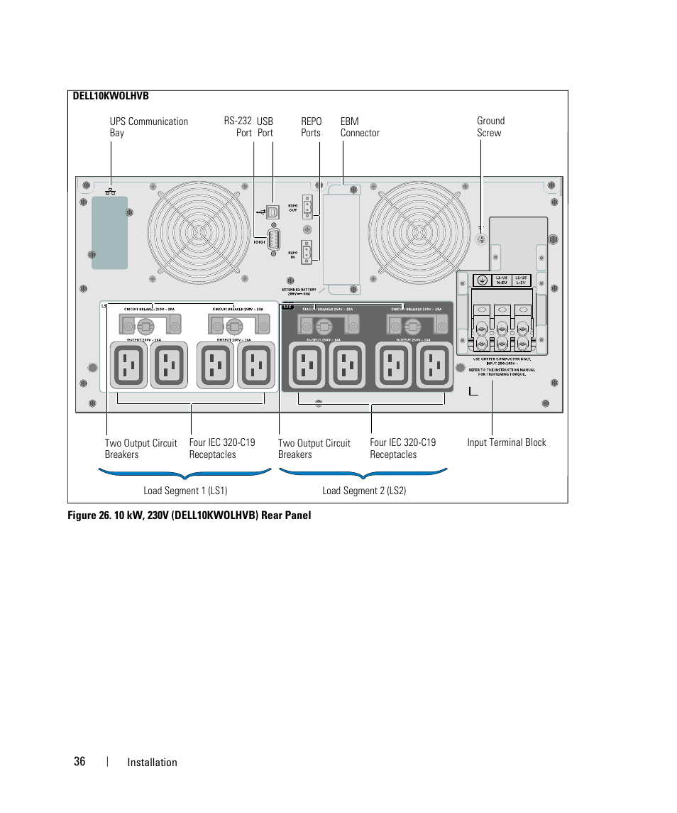 Dell UPS 10000R User Manual | Page 36 / 92