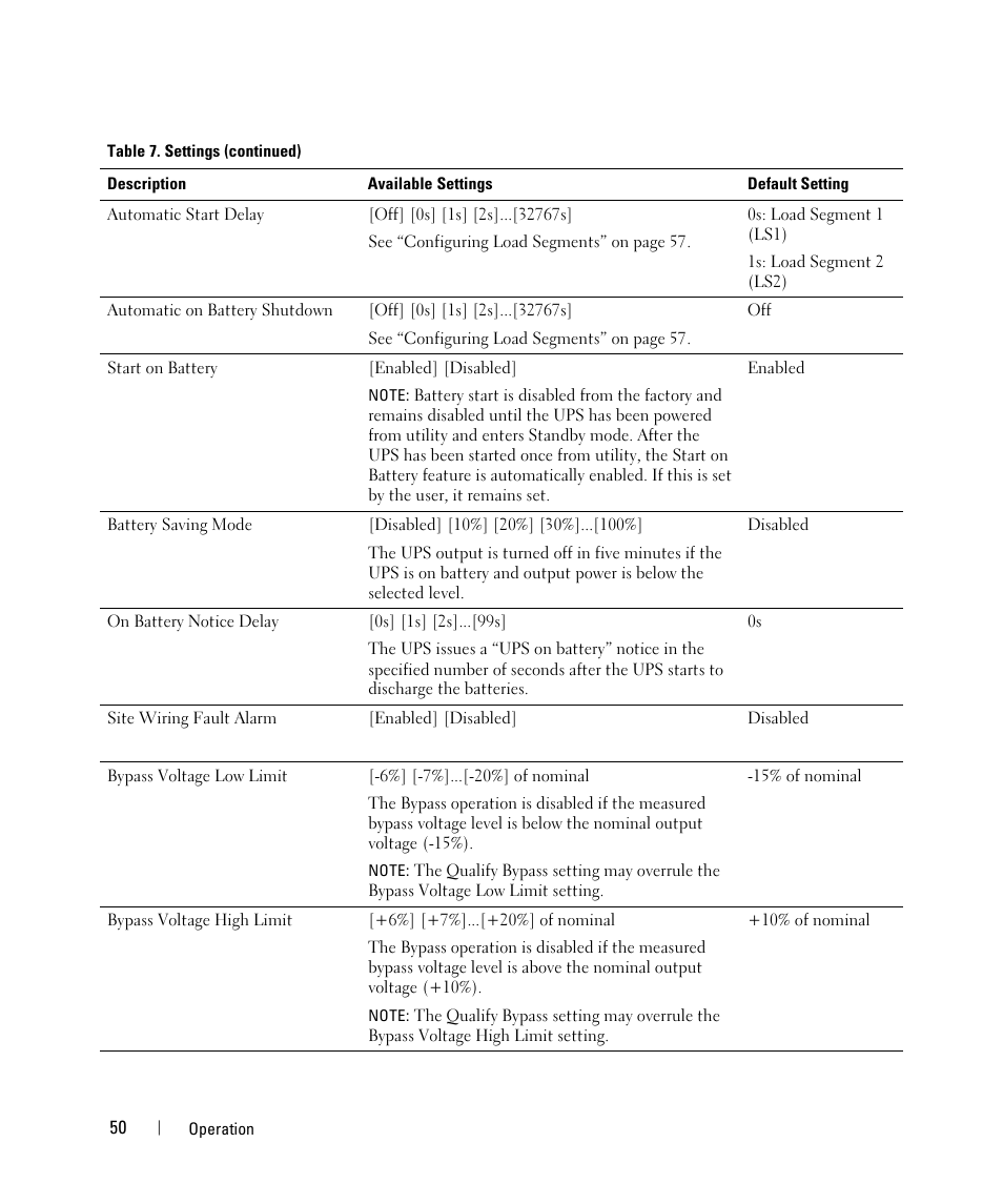 Dell UPS 10000R User Manual | Page 50 / 92