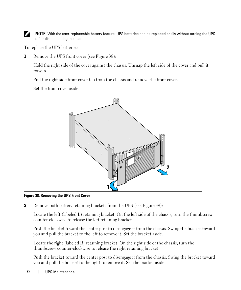 Dell UPS 10000R User Manual | Page 72 / 92