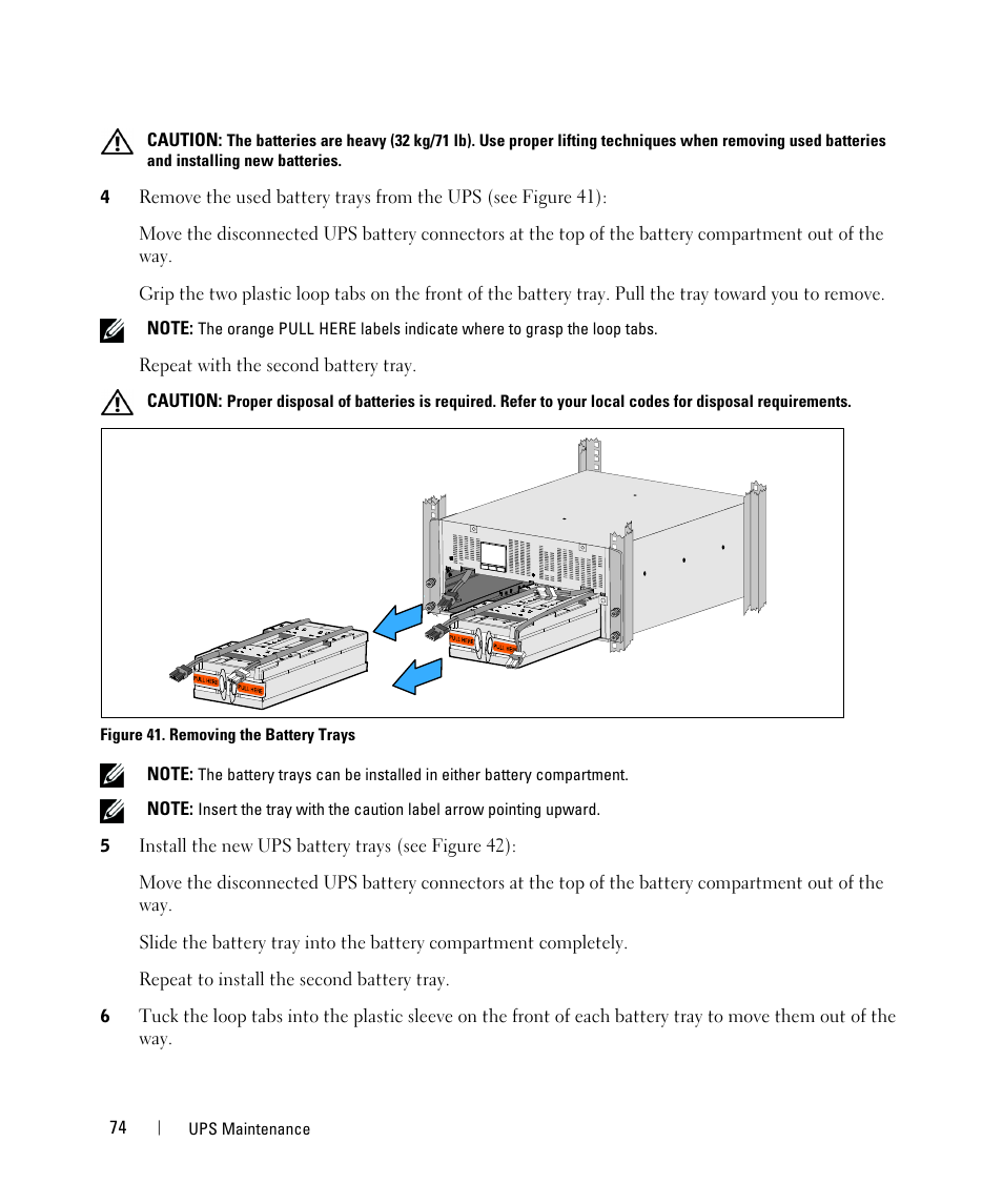 Dell UPS 10000R User Manual | Page 74 / 92