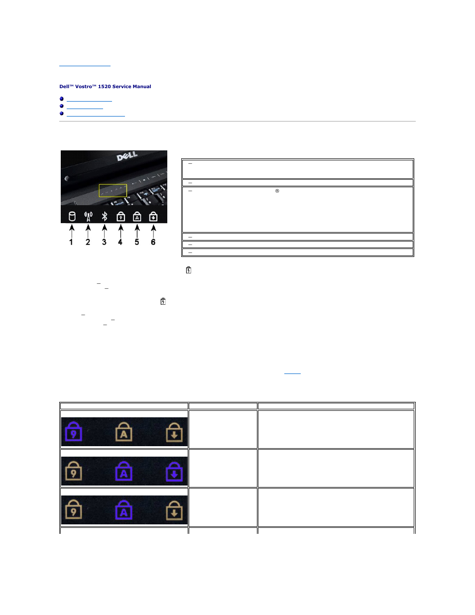 Diagnostics, Device status lights, Led error codes | Dell Vostro 1520 (Early 2009) User Manual | Page 3 / 76
