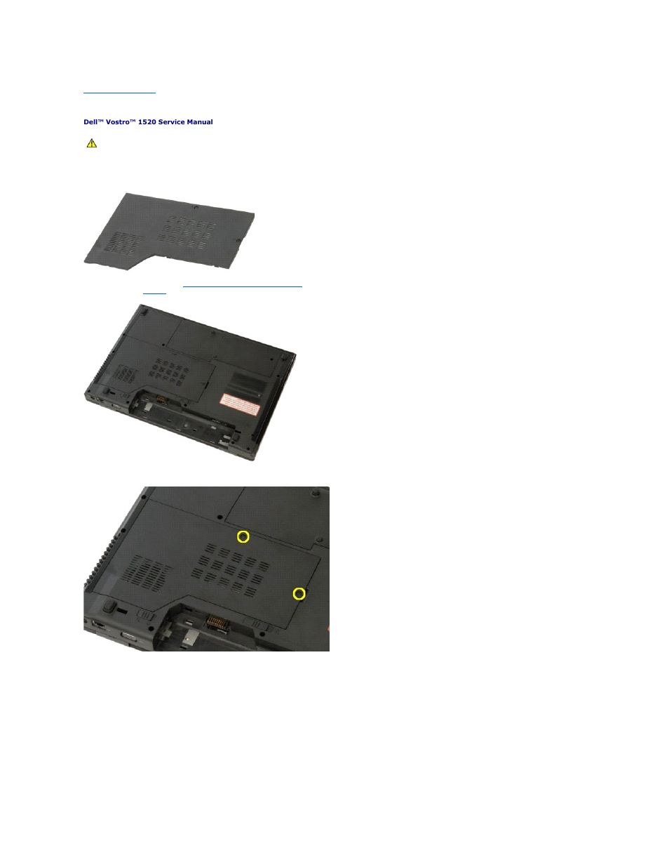 Dell Vostro 1520 (Early 2009) User Manual | Page 54 / 76