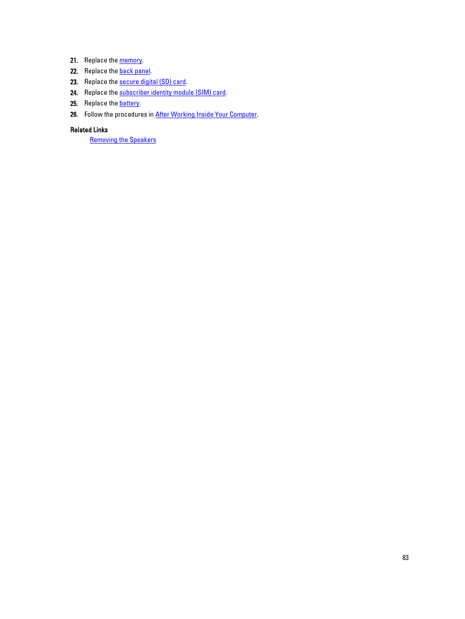 Dell Latitude E5520 (Early 2011) User Manual | Page 83 / 111
