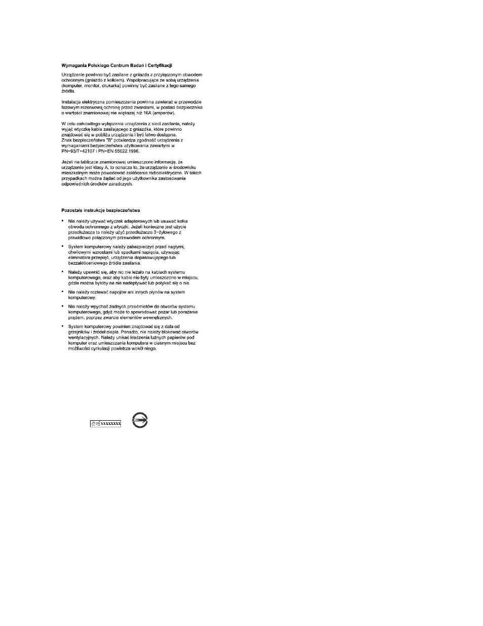 Bsmi notice (taiwan only) | Dell Inspiron 8500 User Manual | Page 13 / 58