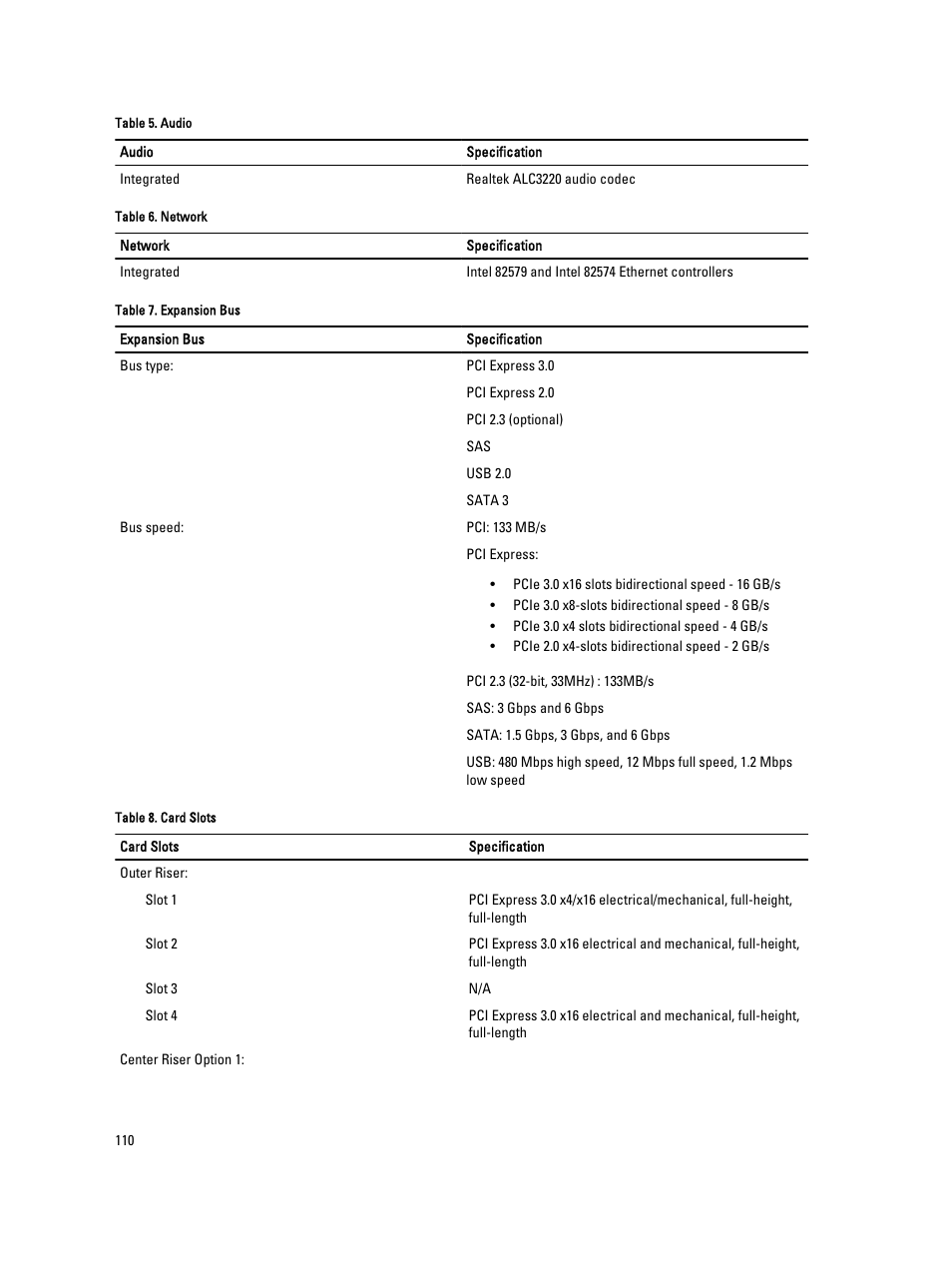 Dell Precision R7610 (Mid 2013) User Manual | Page 110 / 123