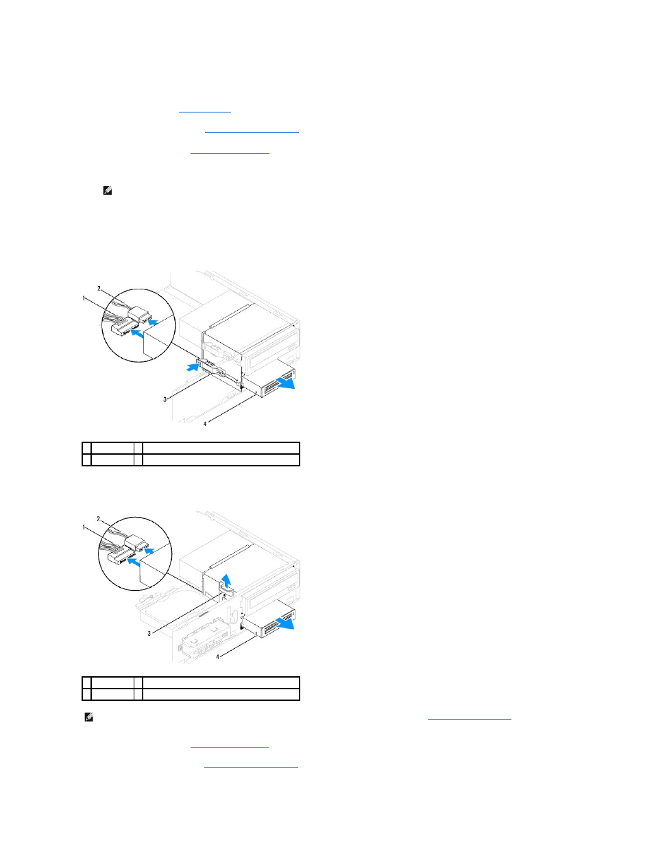 Removing a media card reader | Dell Inspiron 535s (Early 2009) User Manual | Page 20 / 49