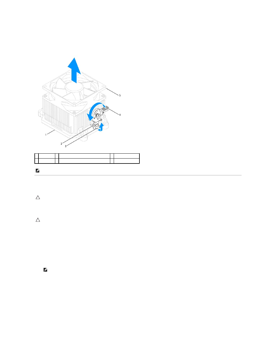 Replacing the processor fan and heat sink assembly | Dell Inspiron 535s (Early 2009) User Manual | Page 25 / 49