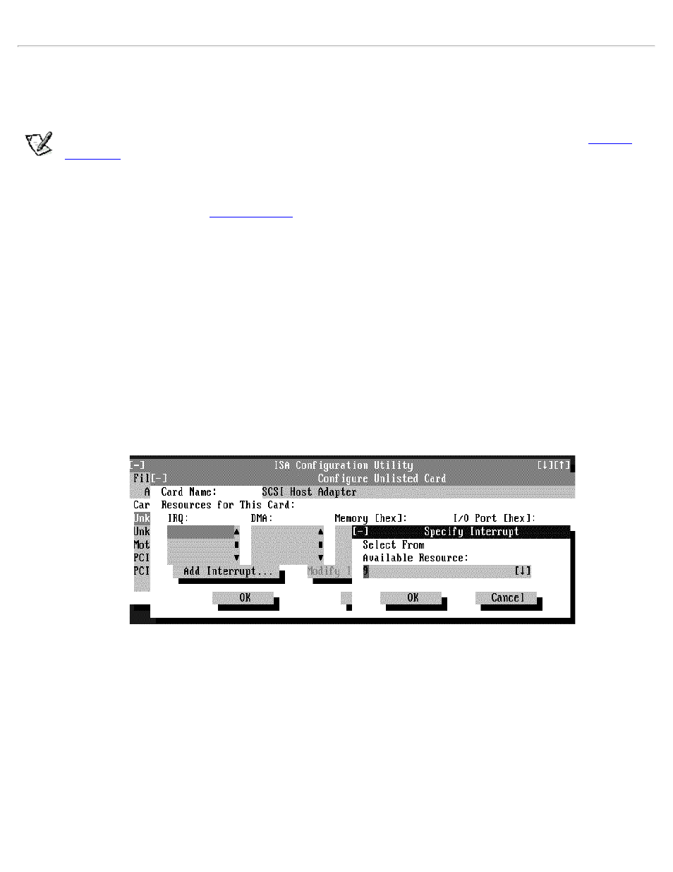 Adding an unlisted card | Dell OptiPlex E1 User Manual | Page 37 / 88