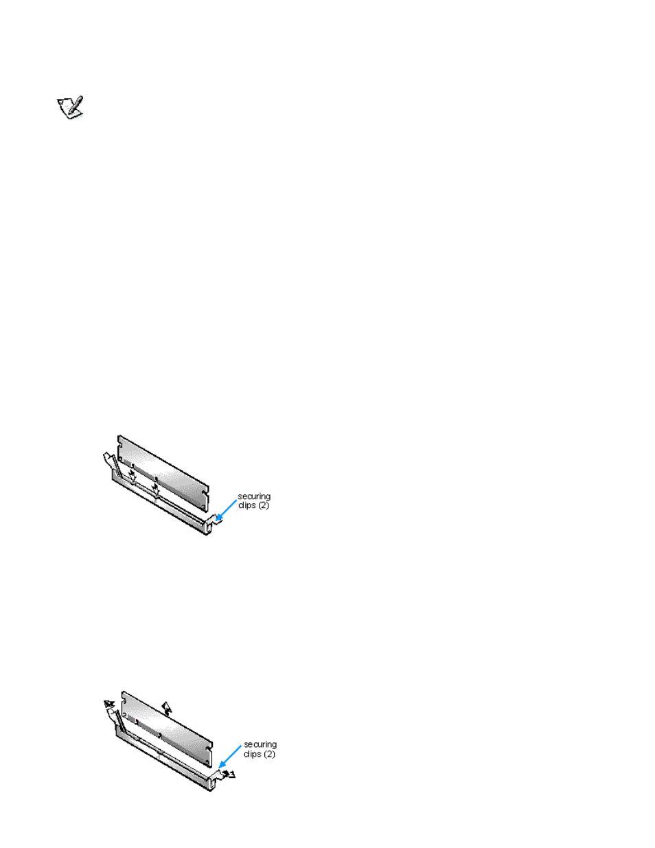 Installing a dimm, Removing a dimm | Dell OptiPlex E1 User Manual | Page 64 / 88