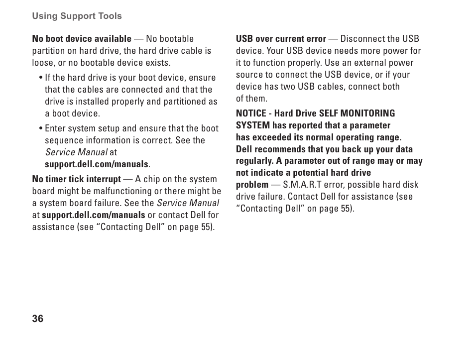 Dell Inspiron 580s (Late 2009) User Manual | Page 38 / 72