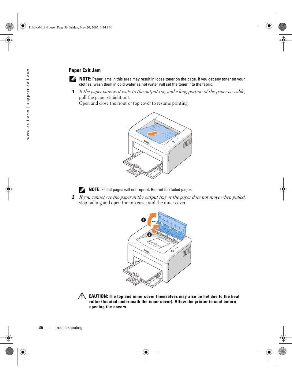 Dell 1100 Laser Mono Printer User Manual | Page 44 / 95