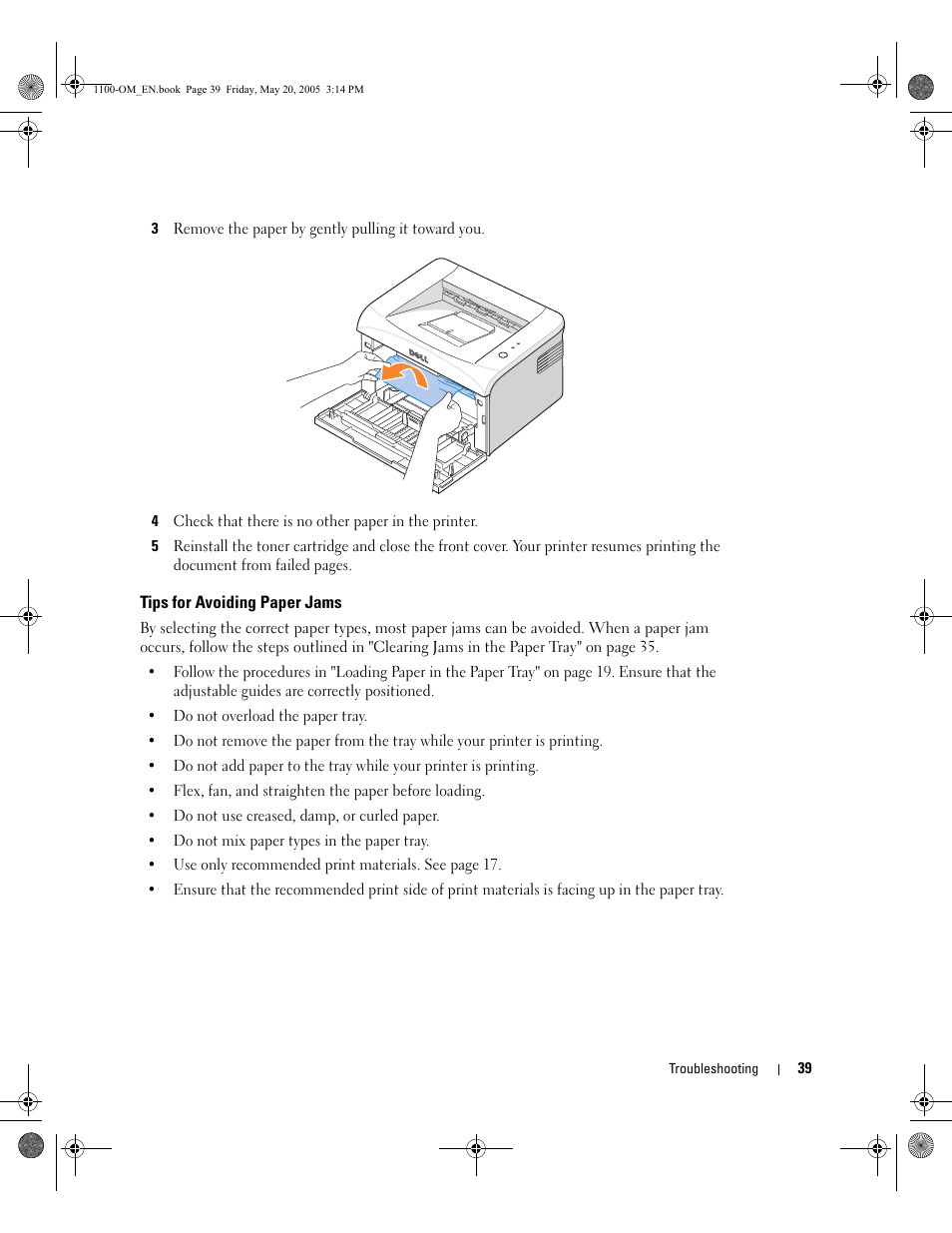 Dell 1100 Laser Mono Printer User Manual | Page 47 / 95