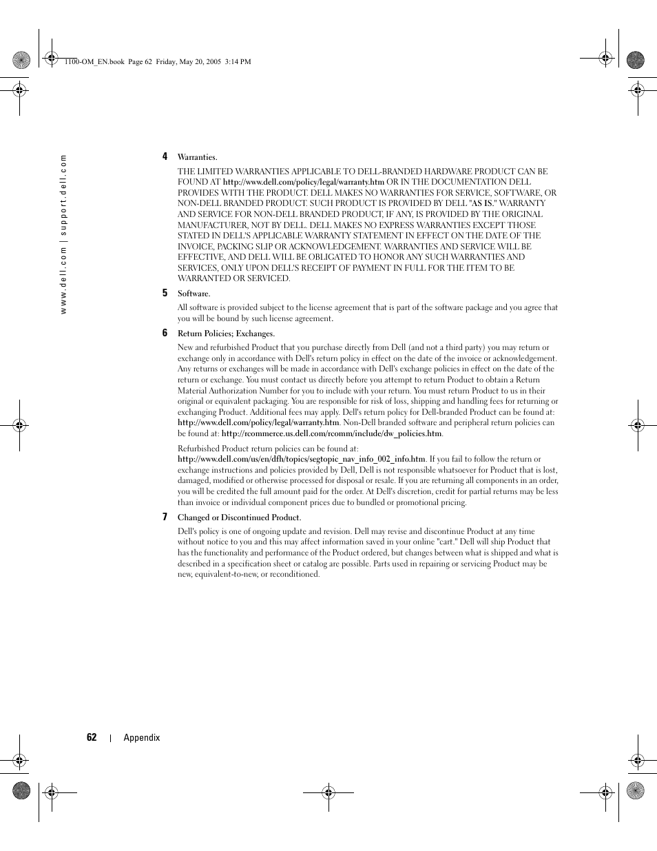 Dell 1100 Laser Mono Printer User Manual | Page 70 / 95