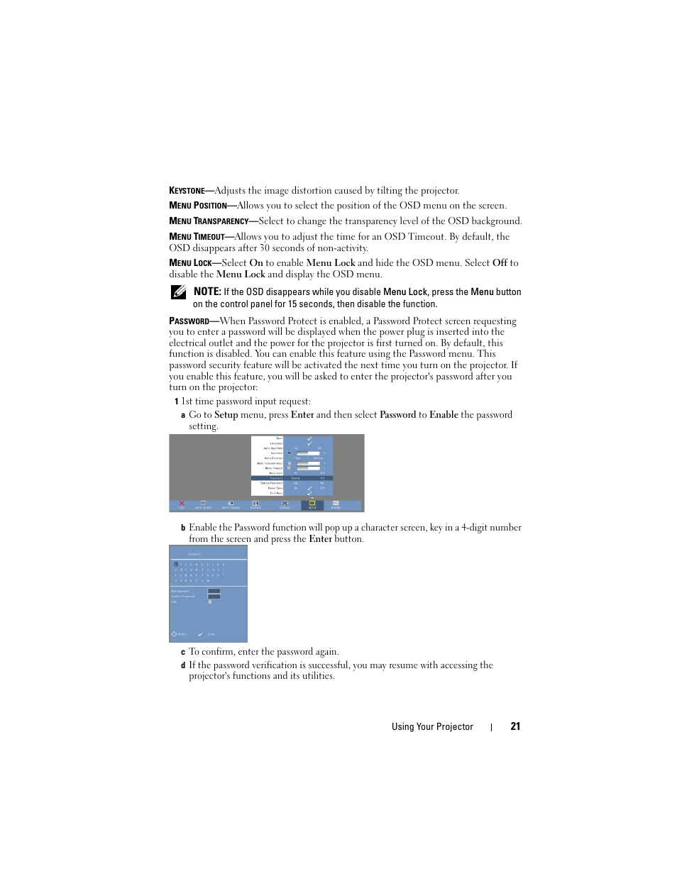 Dell M109S Projector User Manual | Page 21 / 34