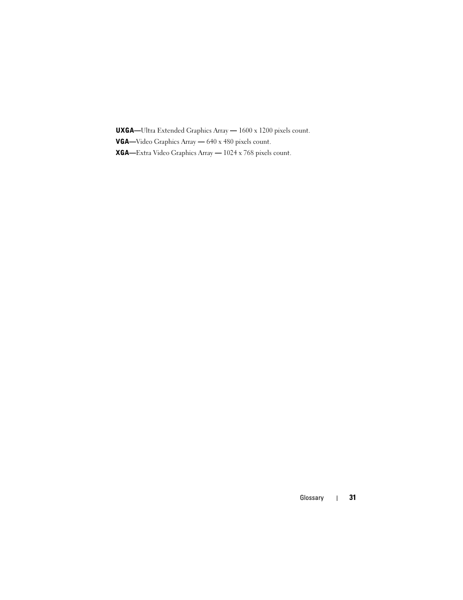Dell M109S Projector User Manual | Page 31 / 34