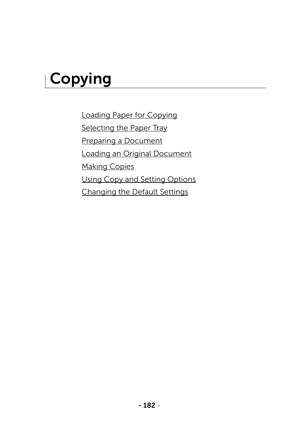 Copying | Dell B2375dfw Mono Multifunction Printer User Manual | Page 183 / 359