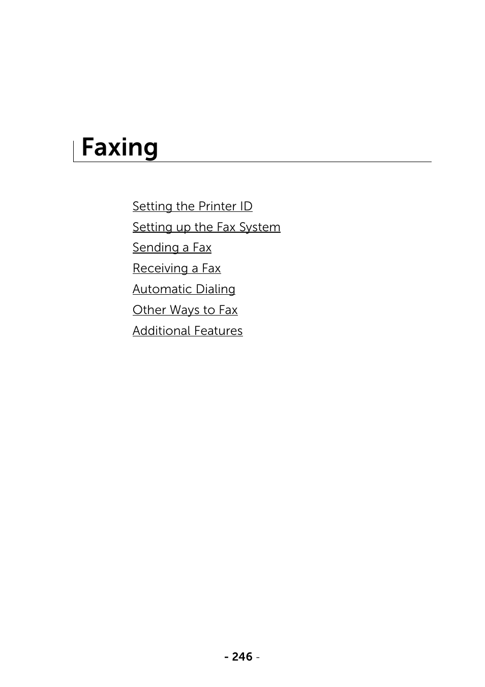 Faxing, Ee "faxing | Dell B2375dfw Mono Multifunction Printer User Manual | Page 247 / 359