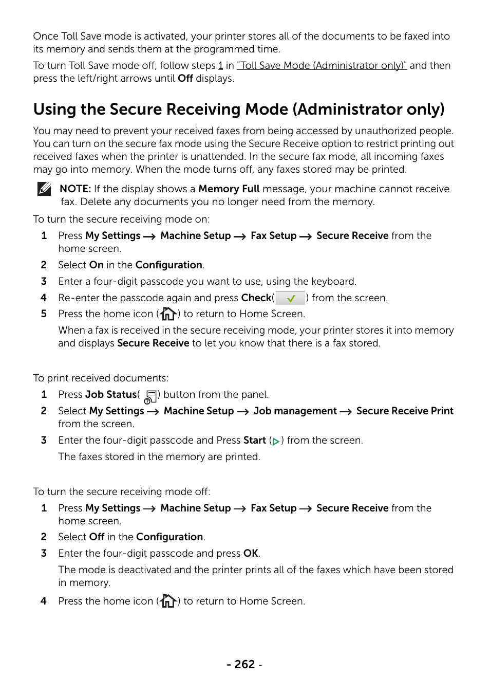 Dell B2375dfw Mono Multifunction Printer User Manual | Page 263 / 359
