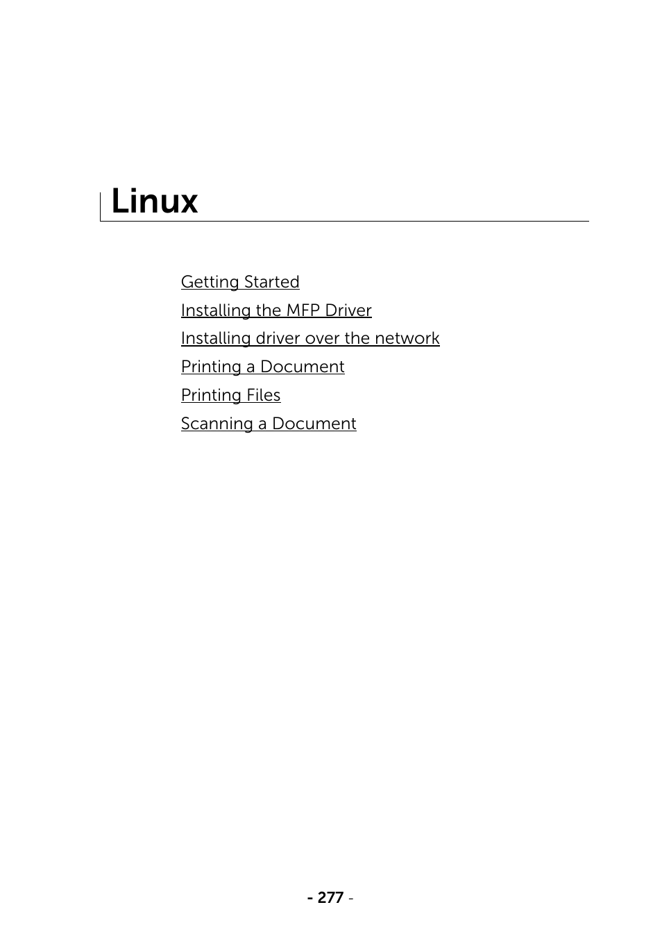 Linux | Dell B2375dfw Mono Multifunction Printer User Manual | Page 278 / 359