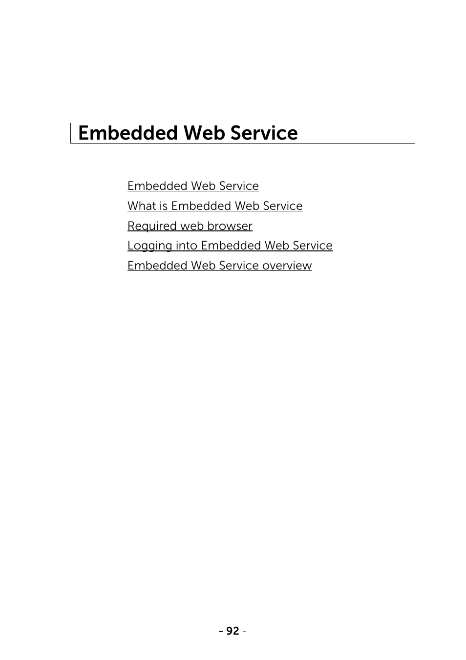Embedded web service | Dell B2375dfw Mono Multifunction Printer User Manual | Page 93 / 359