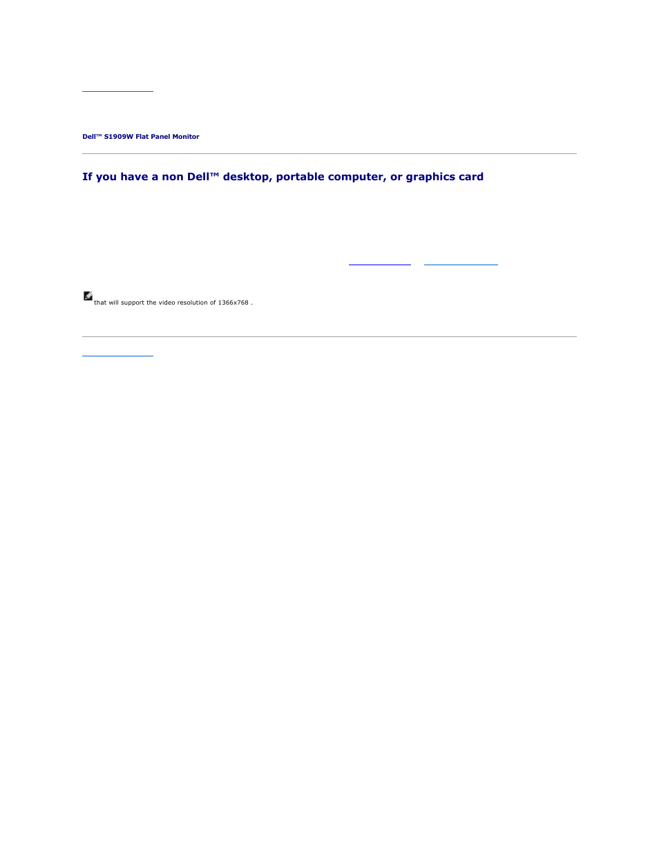 Setting up your monitor | Dell S1909WFP Monitor User Manual | Page 12 / 31