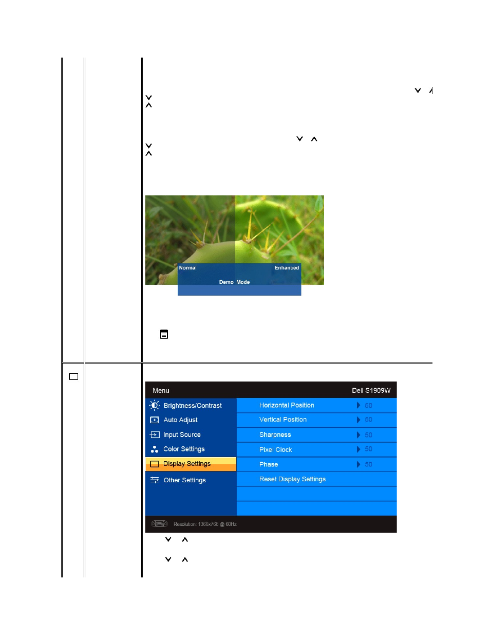 Dell S1909WFP Monitor User Manual | Page 18 / 31