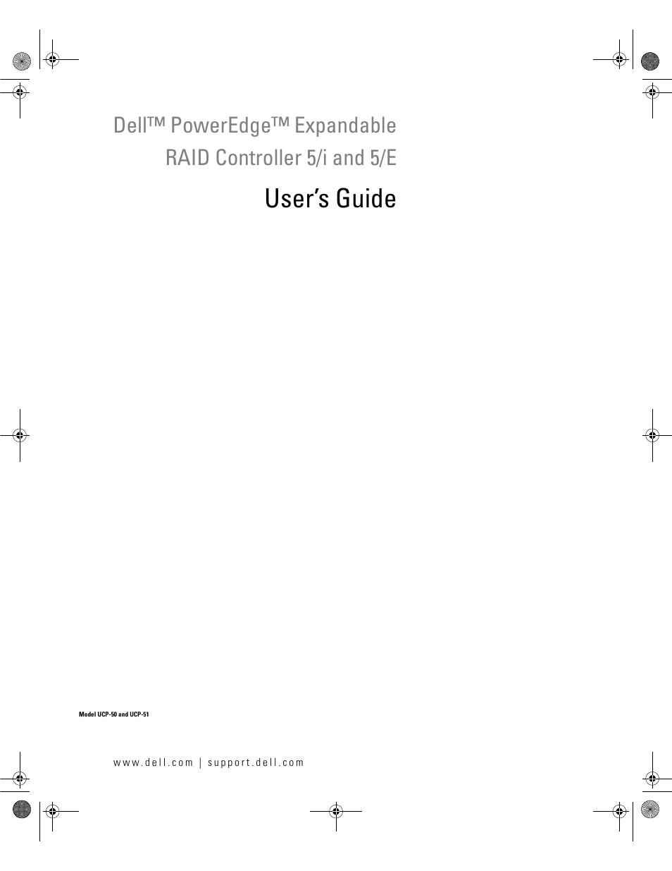 Dell PowerEdge RAID Controller 5i User Manual | 112 pages