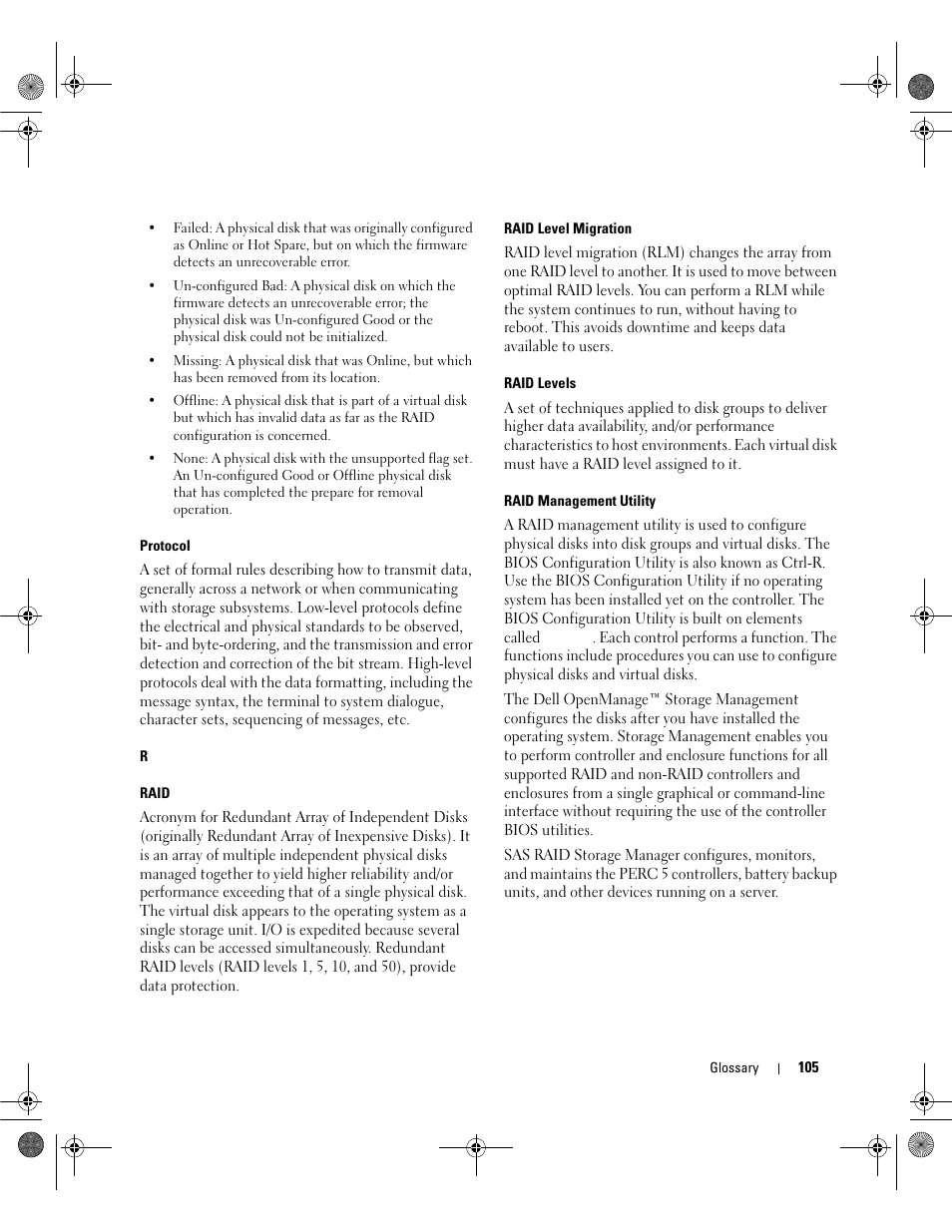 Dell PowerEdge RAID Controller 5i User Manual | Page 107 / 112